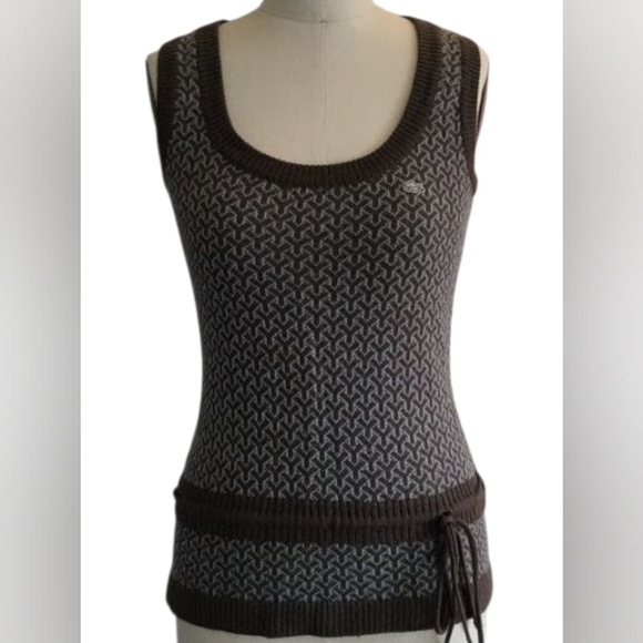 Lacoste 100% Wool Vest - Size Large/100 - Picture 9 of 9